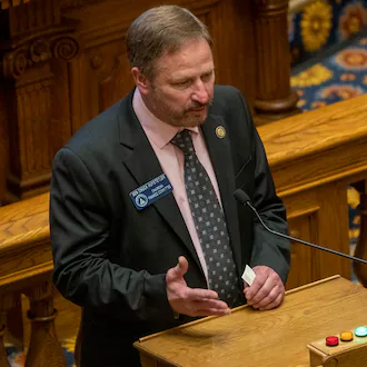 Georgia Sen. Chuck Hufstetler, R-Rome, is sponsoring legislation that would cap residential property taxes so they couldn't exceed the rate of inflation. He sponsored a bill two years ago that let local municipalities opt out of the cap, but the current measure eliminates that mechanism. (AJC file)