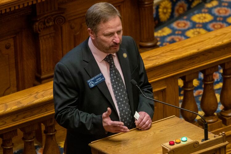 Georgia Sen. Chuck Hufstetler, R-Rome, is sponsoring legislation that would cap residential property taxes so they couldn't exceed the rate of inflation. He sponsored a bill two years ago that let local municipalities opt out of the cap, but the current measure eliminates that mechanism. (AJC file)