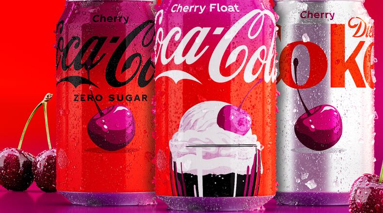 Coca-Cola is boosting its portfolio of cherry-flavored sodas, the company said this week. (Courtesy of Coca-Cola)