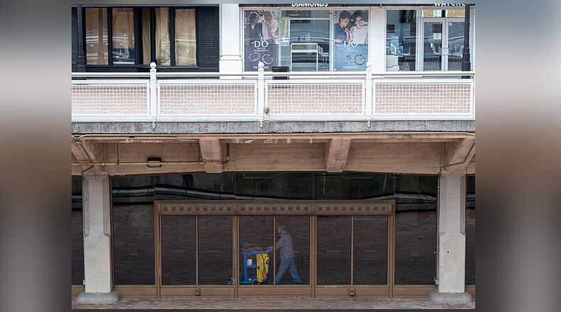 Underground Atlanta, a long-struggling retail development downtown, on Wednesday, April 14, 2021. Ben Gray for the Atlanta Journal-Constitution