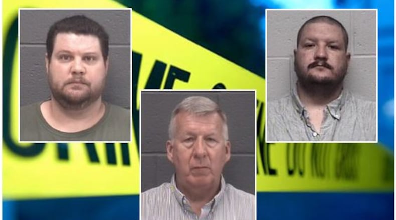 John O’Dell (left), Steven Vinnenberg, Robert Harley Martin