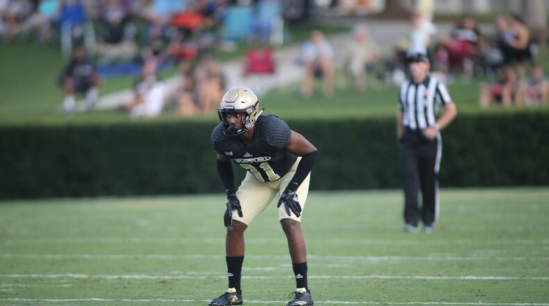 Georgia Tech grad transfer Malik Rivera started 18 games at Wofford before transferring to Tech this summer. (WG SportsPhotos)