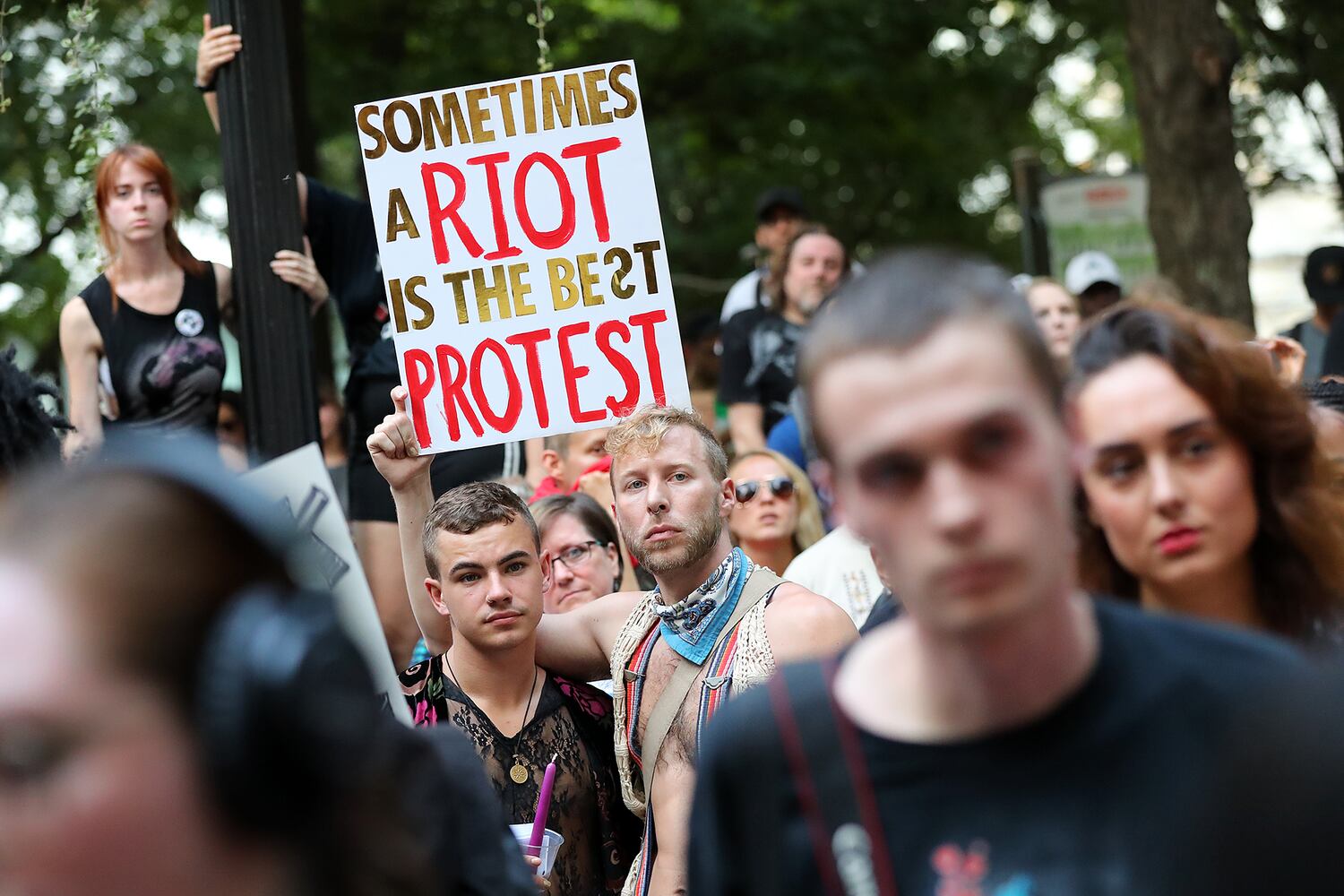 Atlanta protesters hold memorial, march after Charlottesville violence