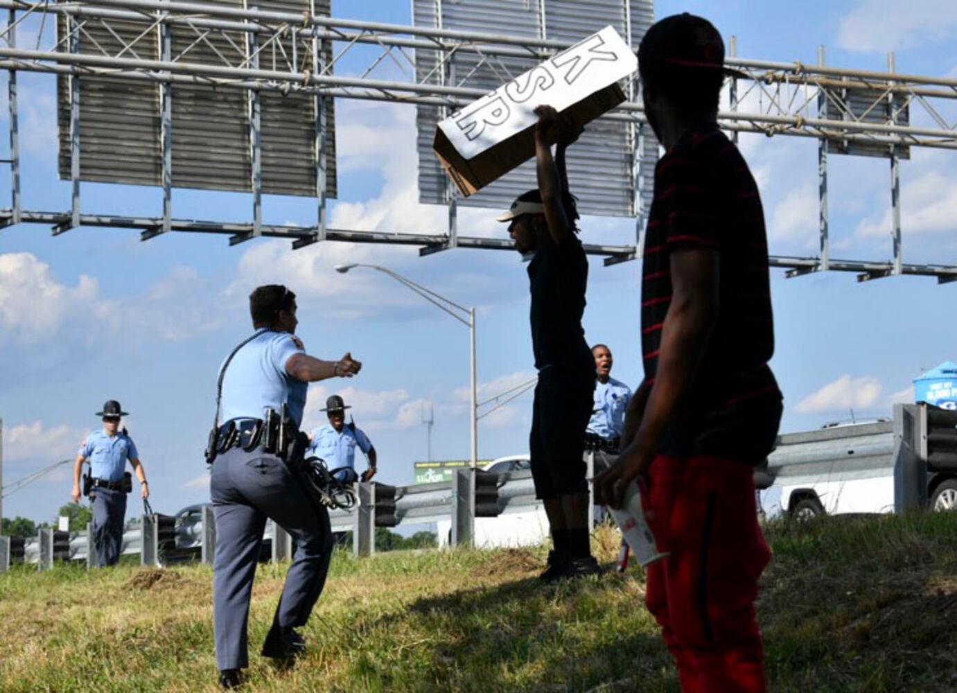 PHOTOS: Protesters gather in Atlanta over Friday’s police shooting