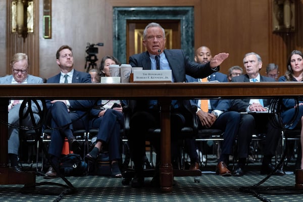 Health and Human Services Secretary Robert F. Kennedy Jr. testified before the Senate Committee on Finance on Wednesday. (Jose Luis Magana/AP)