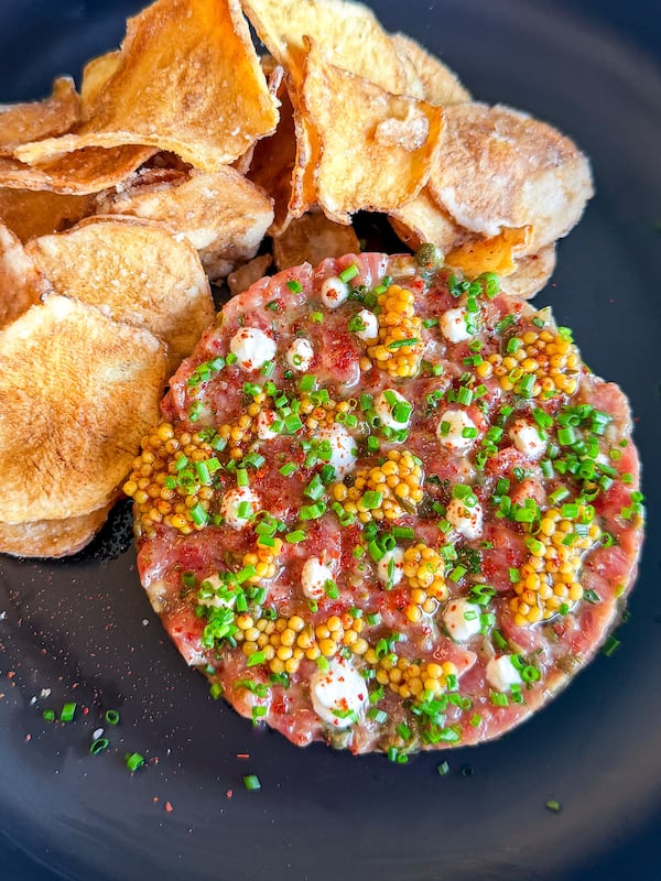 Steak tartare is one of the shareable plates at Confab in Brookhaven. (Courtesy of Doug Gross/Confab)