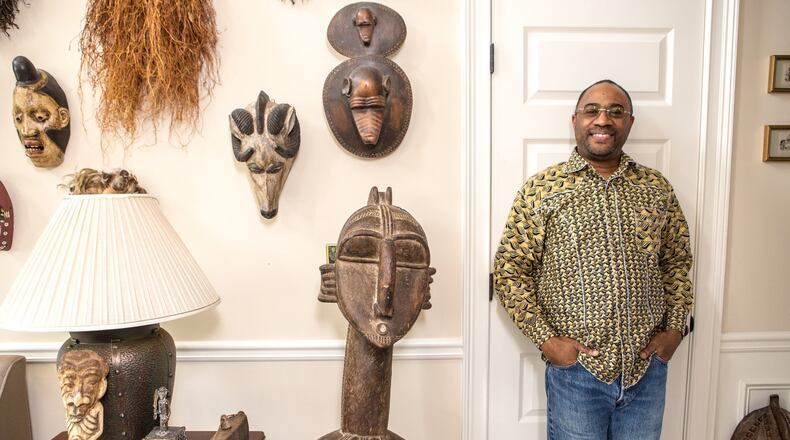 Jean-Patrick Guichard is a long-time collector of African art and plans to open a gallery for the work in metro Atlanta in 2018. (Jenni Girtman / Atlanta Event Photography)