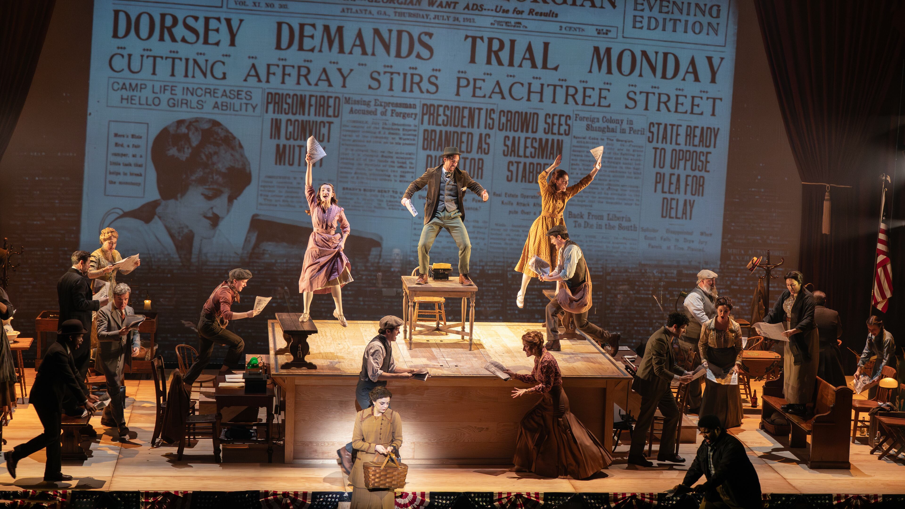 "Parade," a musical written by Atlanta native Alfred Uhry, is about Leo Frank, a Jewish businessman who was lynched in Marietta more than a century ago. The play has won multiple Tony Awards.