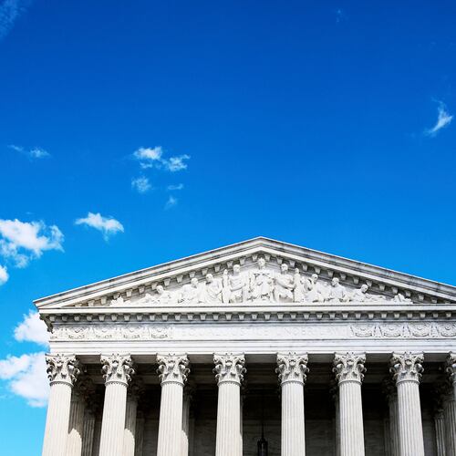The Supreme Court is seen, Thursday, April 30, 2026, in Washington. (AP Photo/Jacquelyn Martin)