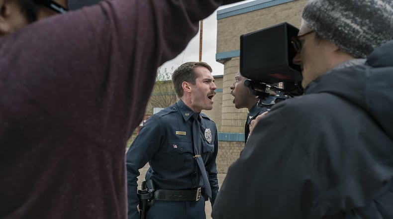 A scene from the film “Thunder Road,” shot in Austin, Texas. CONTRIBUTED: ALEX HARRIS