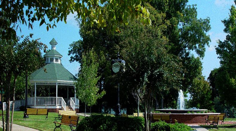 The Park at City Center in Woodstock is one of a number of facilities the city’s Parks and Recreation Department asks residents about in an online survey. WOODSTOCK PARKS AND RECREATION DEPARTMENT