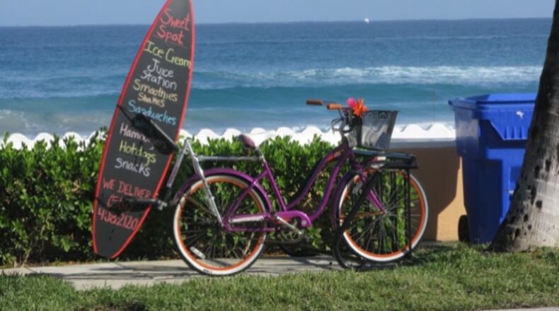 Bike problems got you down? AAA is now offering roadside bike service to member in Georgia .Photo courtesy of Town of Palm Beach