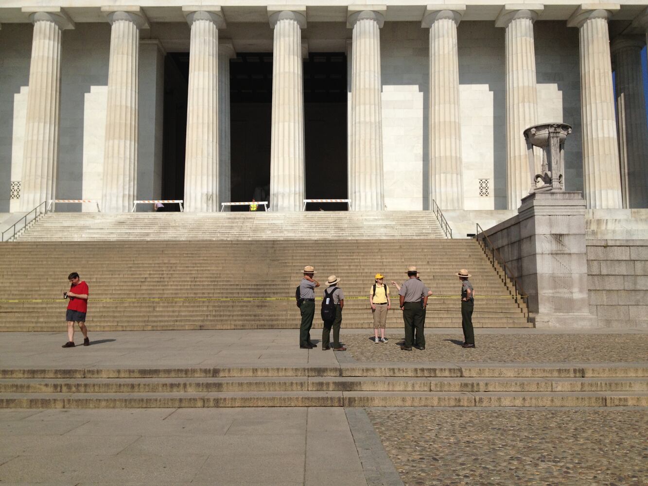 Lincoln Memorial vandalized