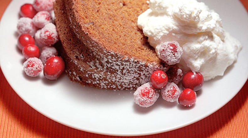 Spiced Pumpkin Pecan Cake