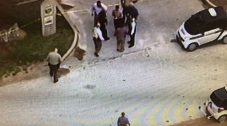 A man was shot by a Dallas police officer Wednesday on the Silver Comet Trail. (Credit: Channel 2 Action News)