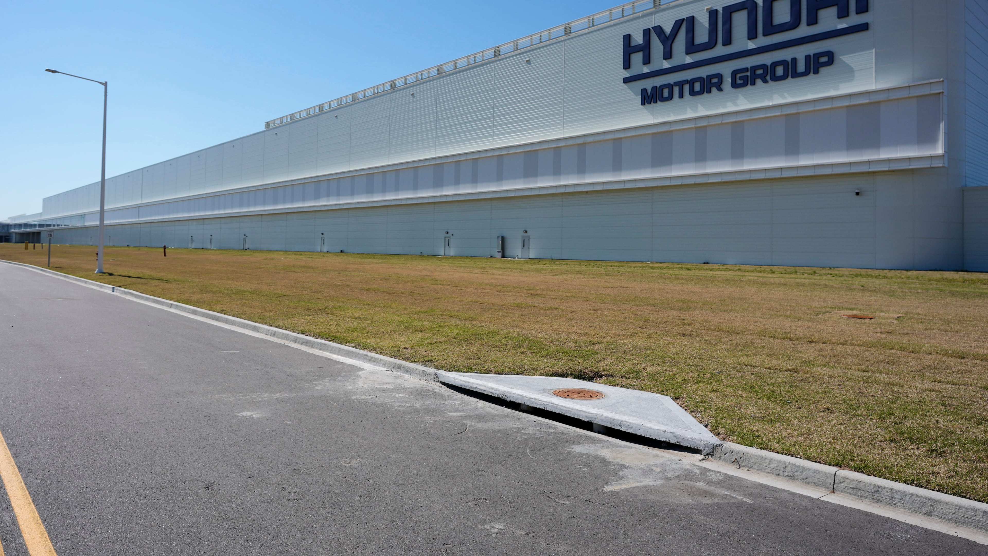 FILE - The Hyundai Motor Group Metaplant America is seen on March 26, 2025, in Ellabell, Ga. (Mike Stewart/AP, File)