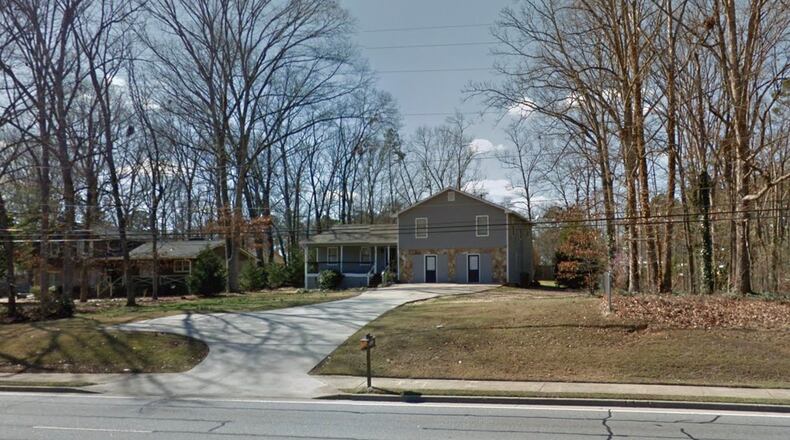 Lawrenceville approves rezoning from office/neighborhood to single-family residential for this home at 561 Scenic Highway. Google Maps
