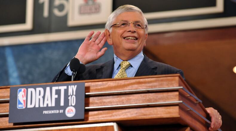 NBA Commissioner David Stern during the 2010 player draft in New York, June 24, 2010. Stern, who during a 30-year run as commissioner of the NBA masterminded its transformation from a league in peril to a multibillion-dollar industry and the first American sports league to thrive internationally, died on Wednesday, Jan. 1, 2020, in Manhattan. He was 77. (Jason Szenes/The New York Times)