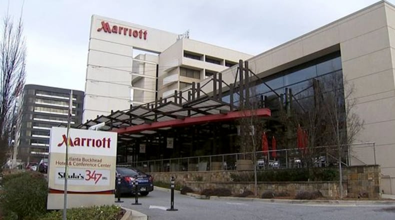 The Atlanta Marriott Buckhead Hotel and Conference Center along Lenox Road went into special servicing on a defaulted loan in 2024. (Channel 2 Action News)