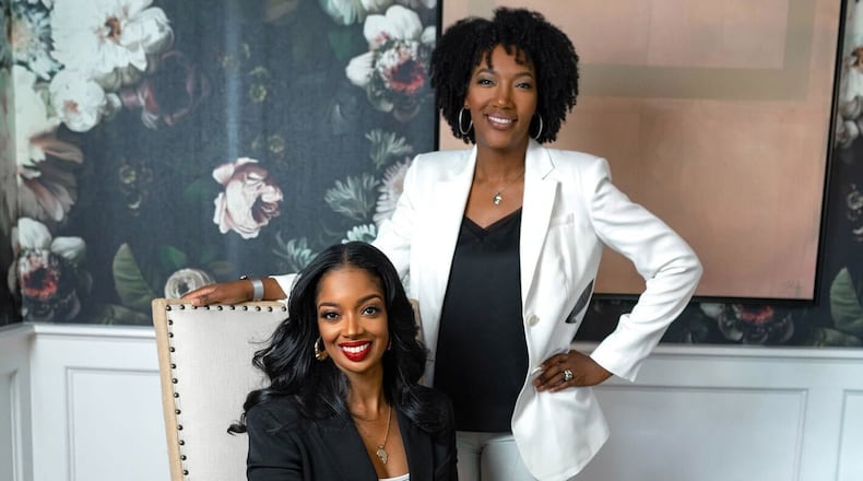 Arian Simone (seated) and Ayana Parsons are the general partners of the Fearless Fund, an Atlanta-based venture capital firm that invests in women of color-led businesses.
SPECIAL TO THE AJC FROM FEARLESS FUND