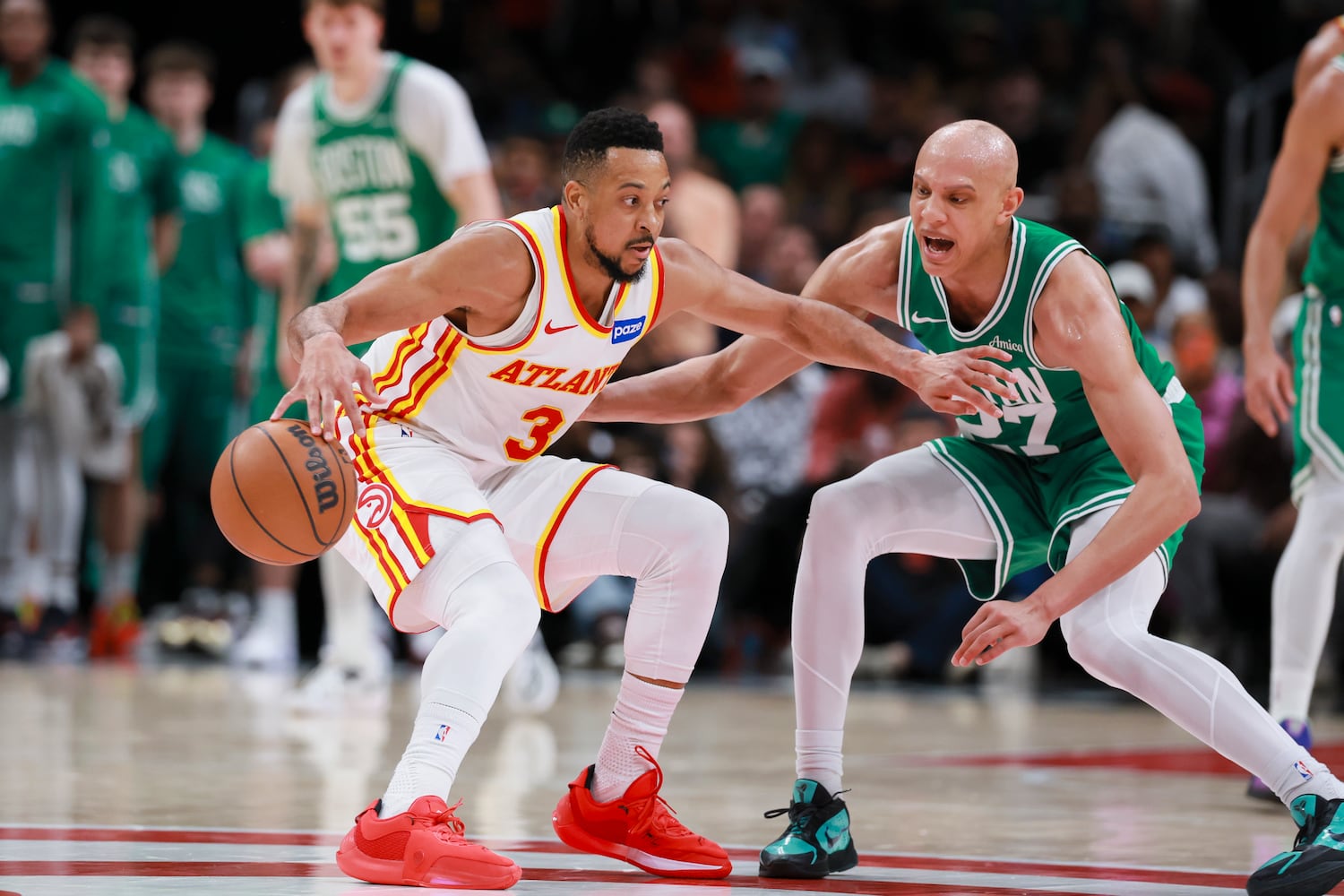 Atlanta Hawks host the Boston Celtics