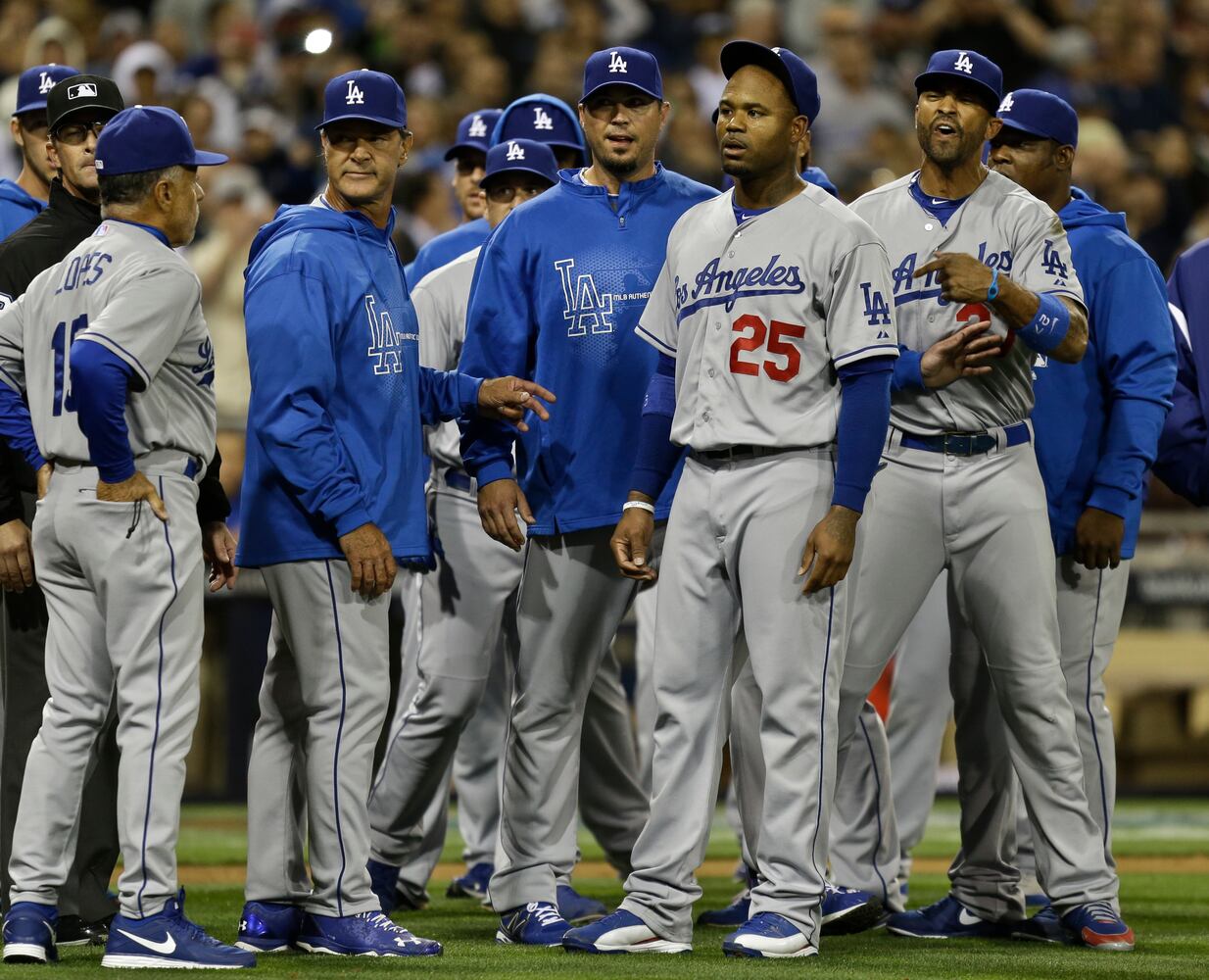 Field fight spills over after game