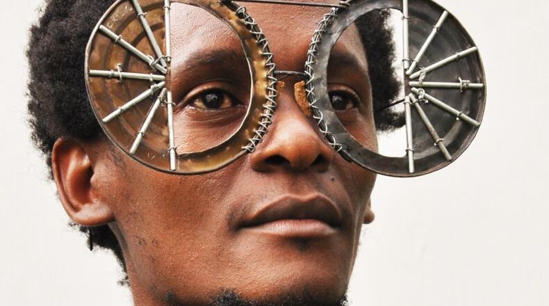 Kenyan artist Cyrus Kabiru wears one of his “C-Stunner” creations. CONTRIBUTED BY ANTONY WACHIRA