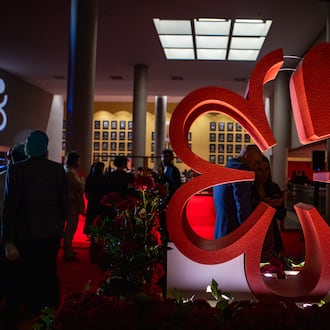 The Michelin Guide Atlanta 2024 ceremony took place at the Georgia World Congress Center. (Jenni Girtman for the AJC)