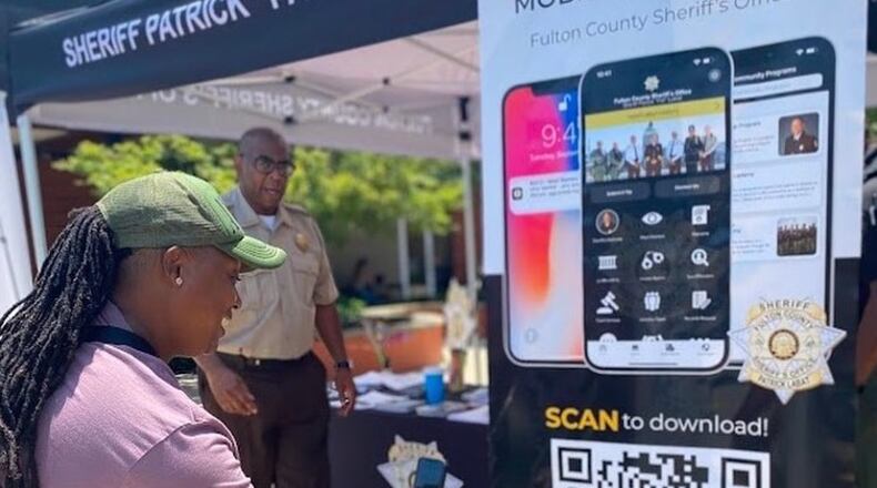 The Fulton County Sheriff’s Office wants to connect with you through a free app. (Courtesy Fulton County Sheriff’s Office)