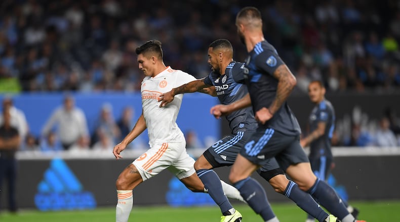 During the first half at Yankee Stadium in The Bronx, New York, on Wednesday September 25, 2019. (Photo by Sarah Stier/Atlanta United)