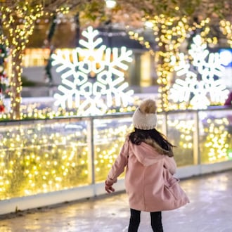 Skate the Station, an outdoor holiday ice skating rink, is open at Atlantic Station in Atlanta through Jan. 19. (Courtesy of Atlantic Station 2022)