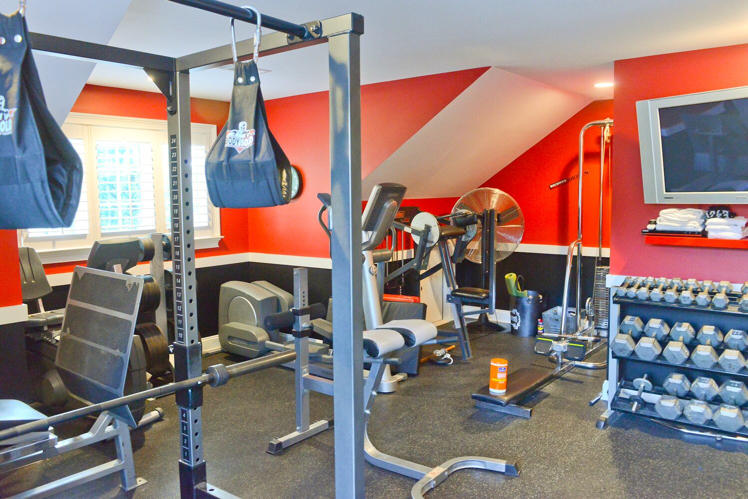 A full fitness room