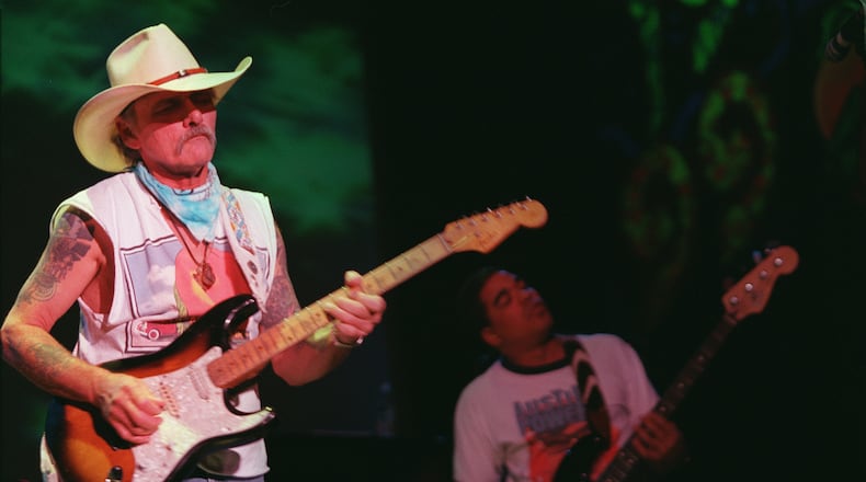 Dickey Betts with the Allman Brothers Band at Lakewood Amphitheatre on Sept. 4, 1999. Betts has died at age 80. (SPARK ST. JUDE/SPECIAL)