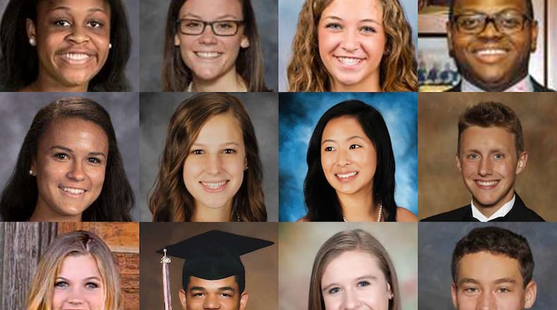 AJC Cup winners from Gwinnett County high schools. Collage limited to those who submitted photos of high enough quality.