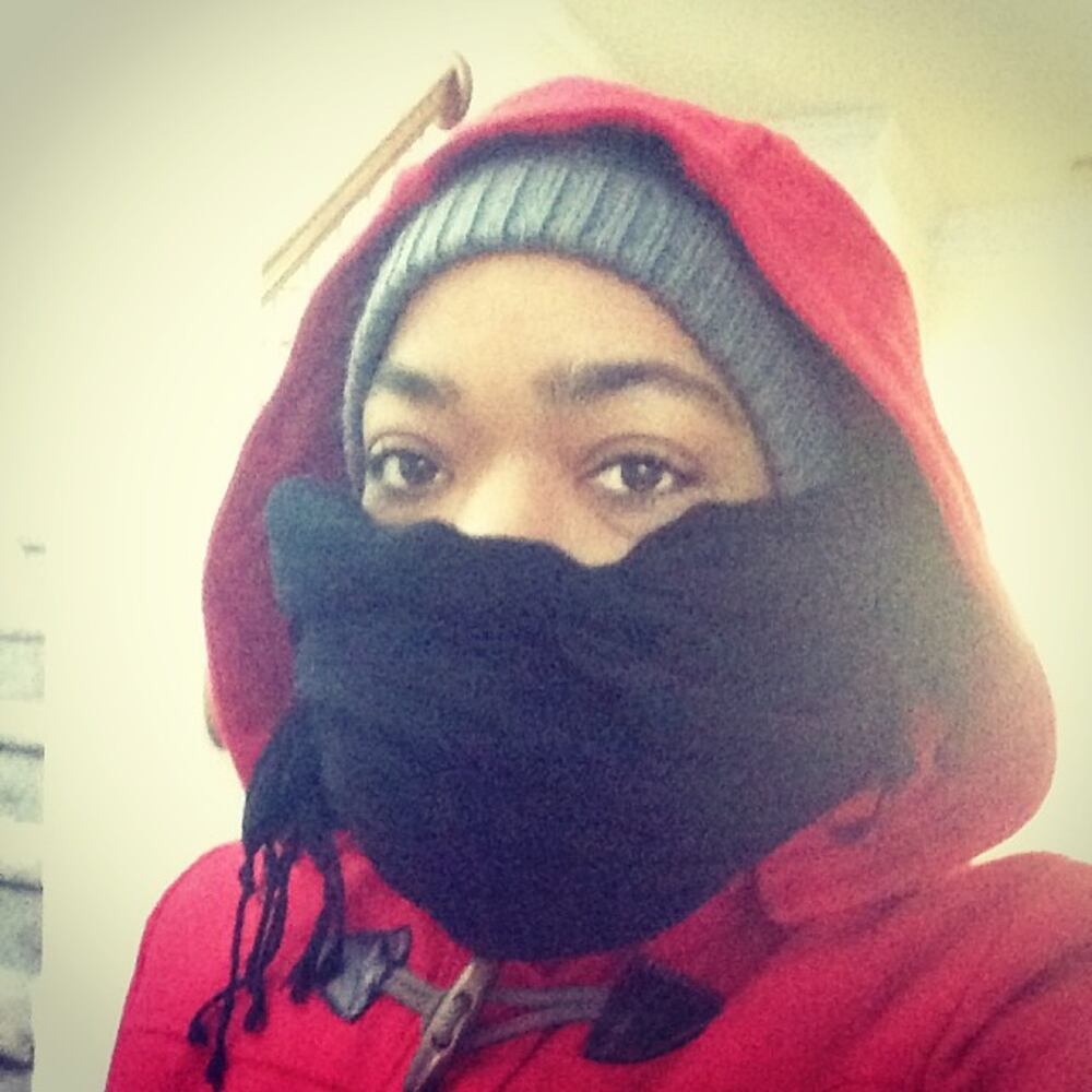 Me before I left the house this morning. Ugh!!! #me #crisie #atlweather -- @agape1225