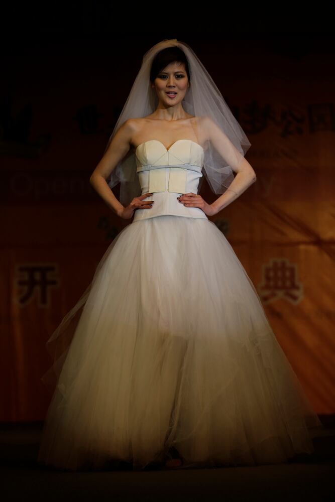 Chocolate fashion shows in South Korea, China