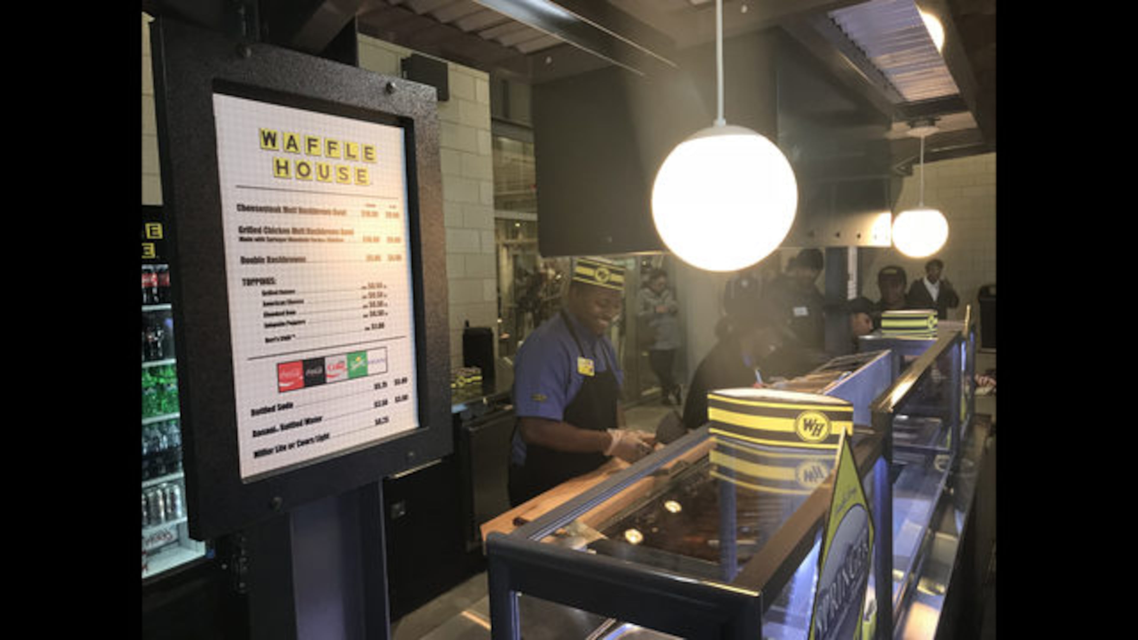 2018: Waffle House launced a hash-brown bar --that also serves beer -- at SunTrust Park.