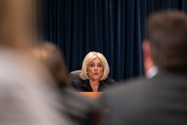 NTSB Chairwoman Jennifer Homendy speaks during an investigative hearing in Washington, D.C. on July 30, 2025. (Craig Hudson for the AJC)