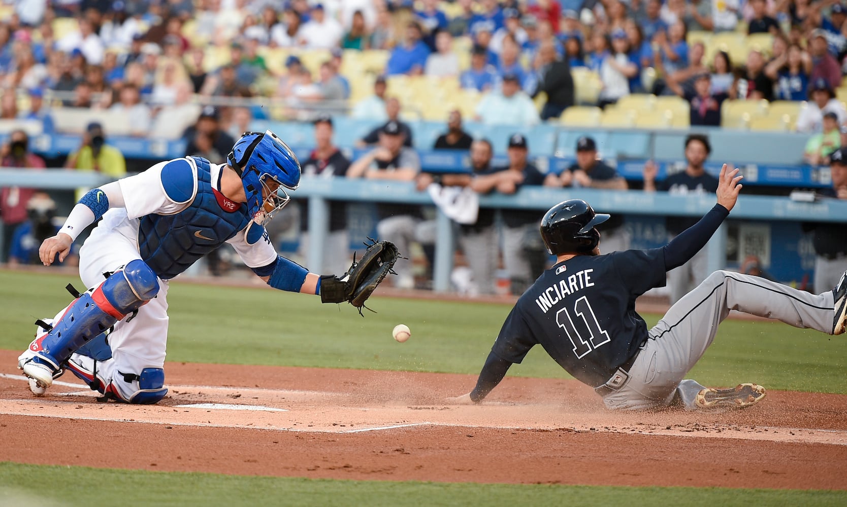 Photos: Braves seek another win over the Dodgers
