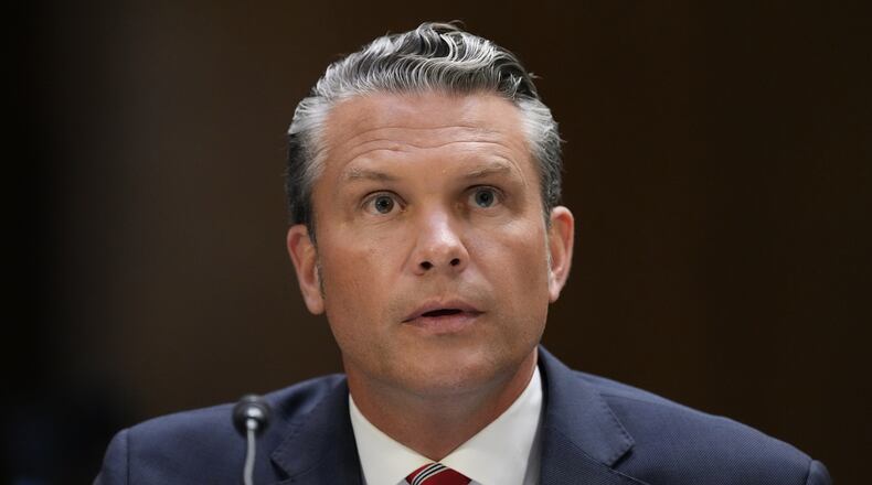 Defense Secretary Pete Hegseth testifies at a Senate Appropriations Committee hearing, Tuesday, July 21, 2026, on Capitol Hill in Washington. (AP Photo/Jacquelyn Martin)
