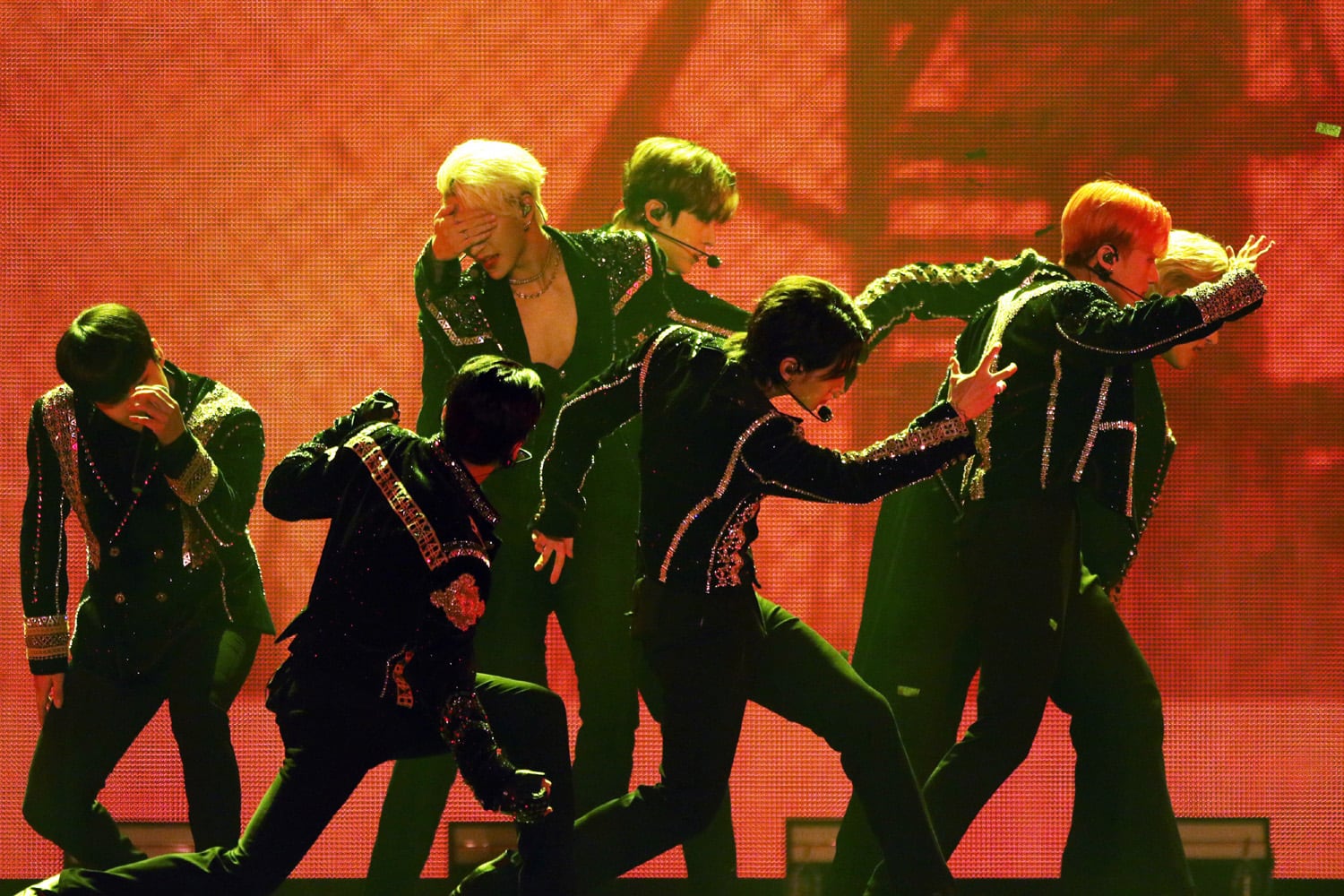8-member Korean K-pop boy band ATEEZ energized State Farm Arena on Monday, November 21, 2022 on their The Fellowship:Break the Wall Tour. KQ FELLAZ opened the show.
Robb Cohen for the Atlanta Journal-Constitution
