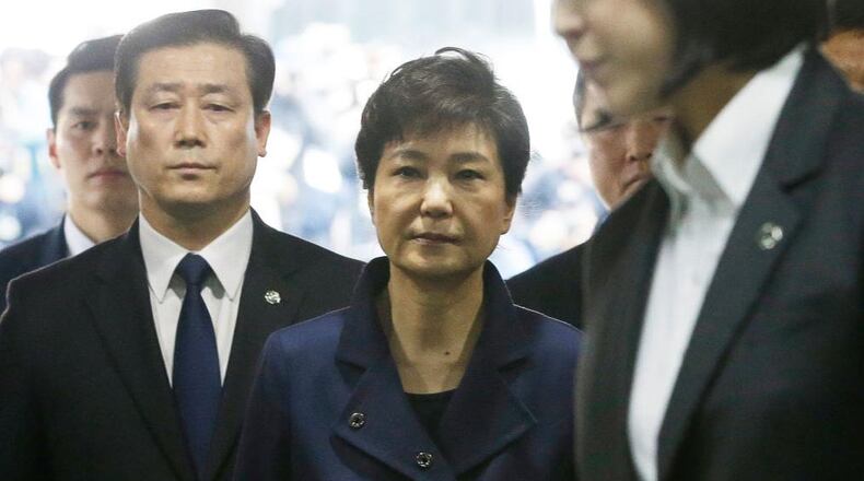 Ousted South Korean President Park Geun-hye was sentenced to 24 years in prison Friday.
