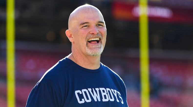 Dallas Cowboys defensive coordinator Dan Quinn was named the AP Assistant Coach of the Year (AP Photo/Terrance Williams)