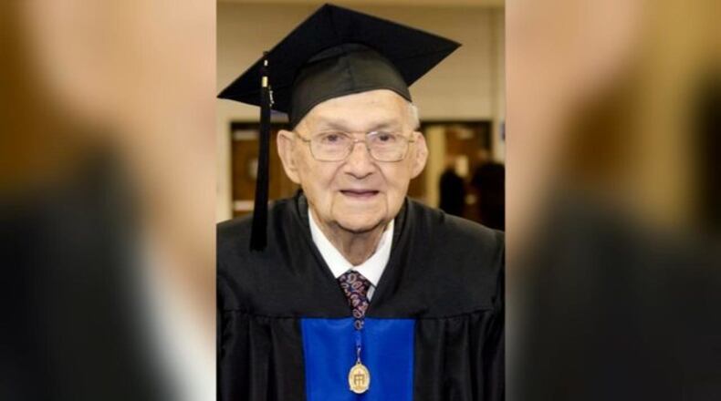 Graduate Rev. Horace Sheffield, 88, who earned a degree in Christian studies. (Credit: Shorter University).