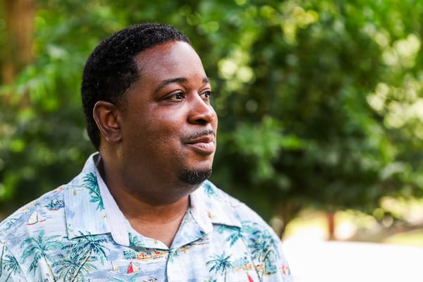 Brandon Pugh is focused on spending as much time as possible with his adult sons now that he has been exonerated and is back at home. (Abbey Cutrer/AJC)