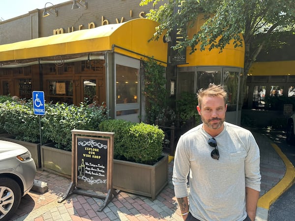 Milligan spent two years as a valet at Murphy's restaurant in Virginia-Highland before his acting career took off. (Rodney Ho/AJC)