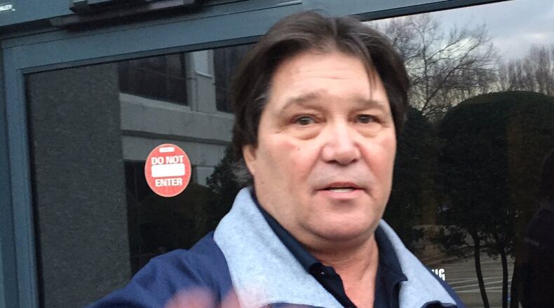 Credit Nation CEO Jim Torchia, seen outside the Cherokee County courthouse after a hearing on Feb 1. Torchia refused the AJC’s request to take his photo during an earlier interview. Nor did he want one taken after a Superior Court hearing. JOHNNY EDWARDS / JREDWARDS@AJC.COM