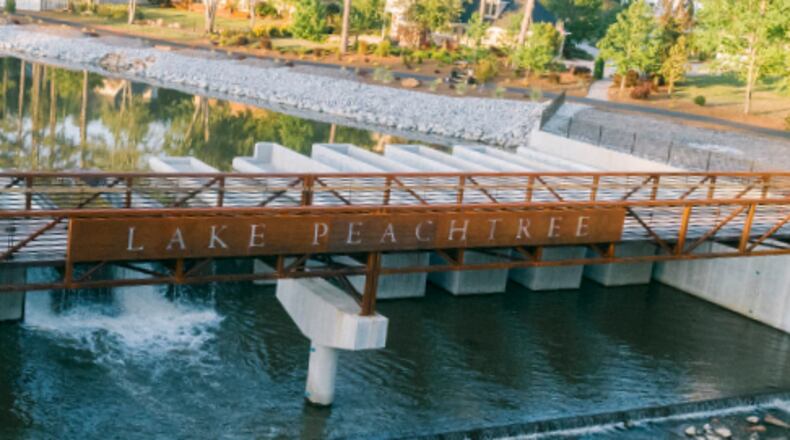 Although dragon boat races are held on Lake Peachtree, Peachtree City officials say there is no alligator living there. Courtesy Peachtree City