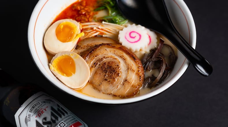 Ramen from the menu of Jinbei West.