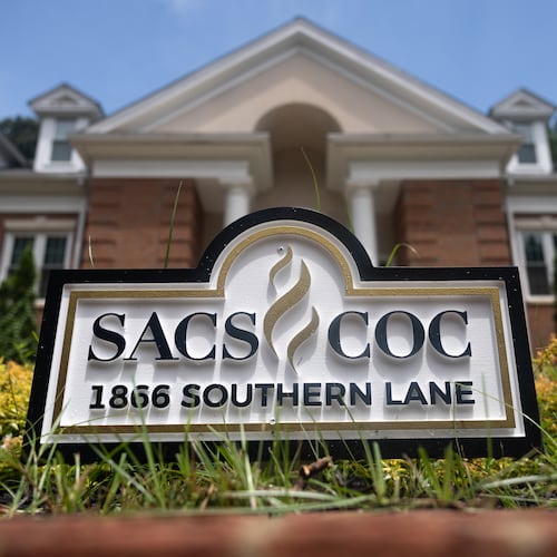 A view of the Southern Association of Colleges and Schools in Decatur on July 27, 2026. The college accreditor is changing its name to The Commission on Colleges and Universities. (Arvin Temkar/AJC)